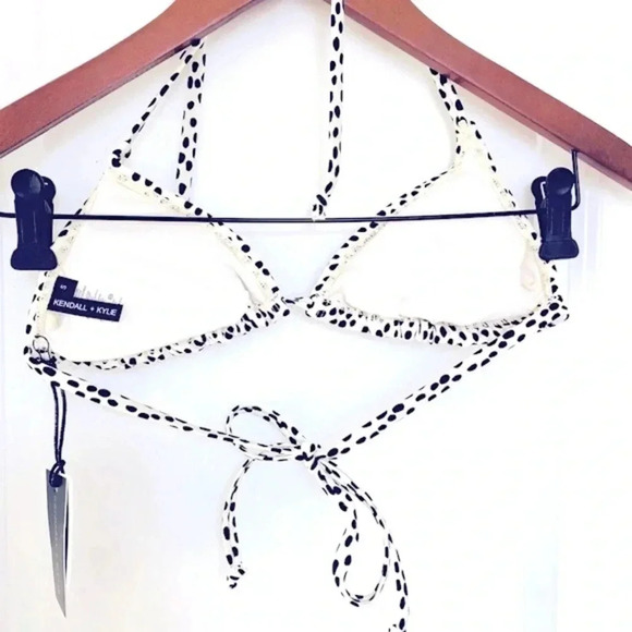 Kendall + Kylie Swim High Waisted Animal Dot Print Bikini Women’s Size Small - Picture 3 of 11